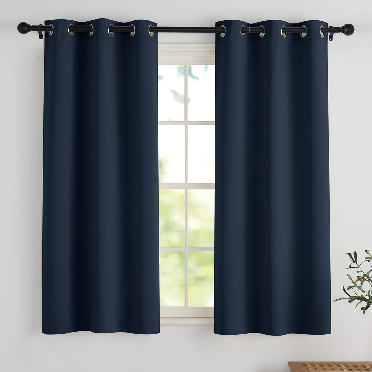 PONY DANCE Lot de 2 Rideau Occultant Thermique Isolant Anti Froid et Chaleur 140x240 (lxH) Tenture Opaque à Oeillets Isolation Lumiere Uv Decoration Chambre Maison Salon Intérieurs, Gris | 140x240 (lxH),Tenture Opaque à Oeillets, Isolation Lumiere anti Uv