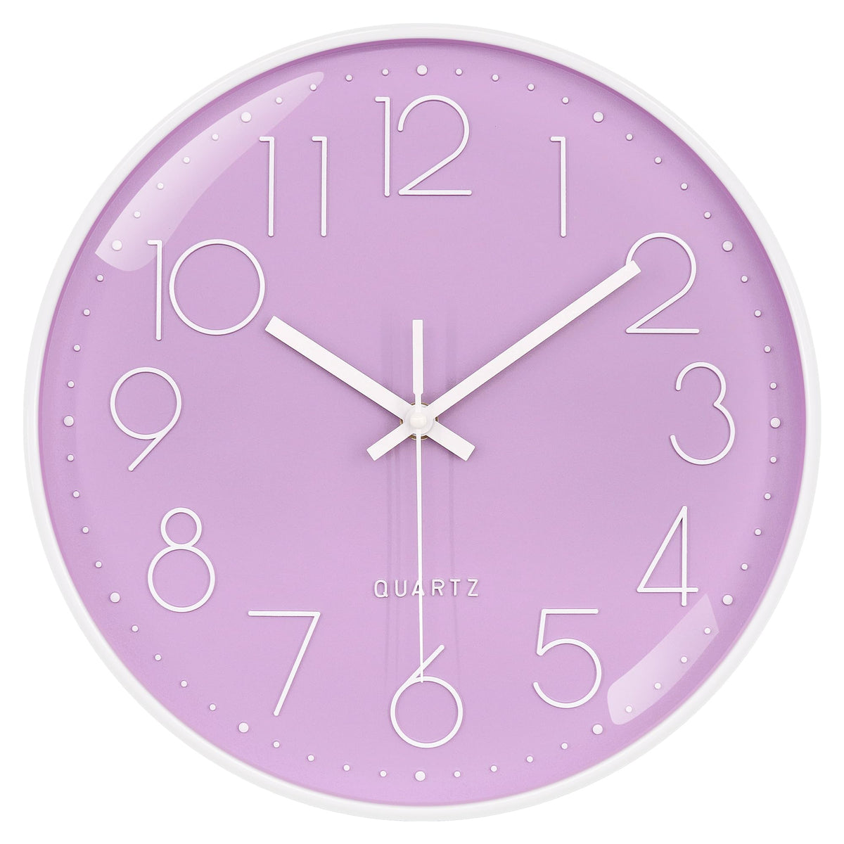 VIKMARI Horloge Murale 20 cm Moderne, Silencieuse, Or Rose, Cuisine, Salon | Décoration cuisine, horloge design moderne, grands chiffres 3D, silencieuse sans tic-tac, idéale pour salon et chambre