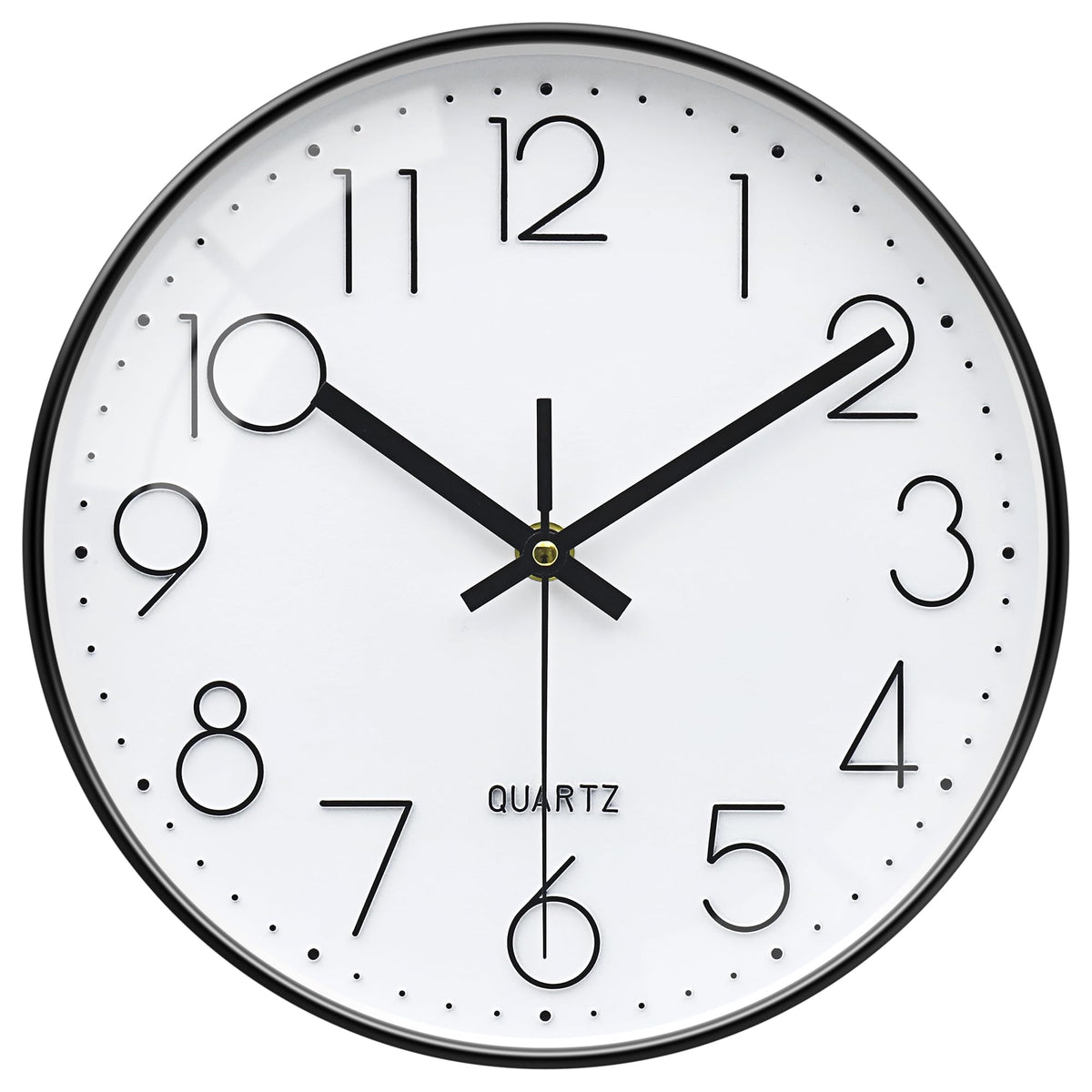 VIKMARI Horloge Murale 20 cm Moderne, Silencieuse, Or Rose, Cuisine, Salon | Décoration cuisine, horloge design moderne, grands chiffres 3D, silencieuse sans tic-tac, idéale pour salon et chambre