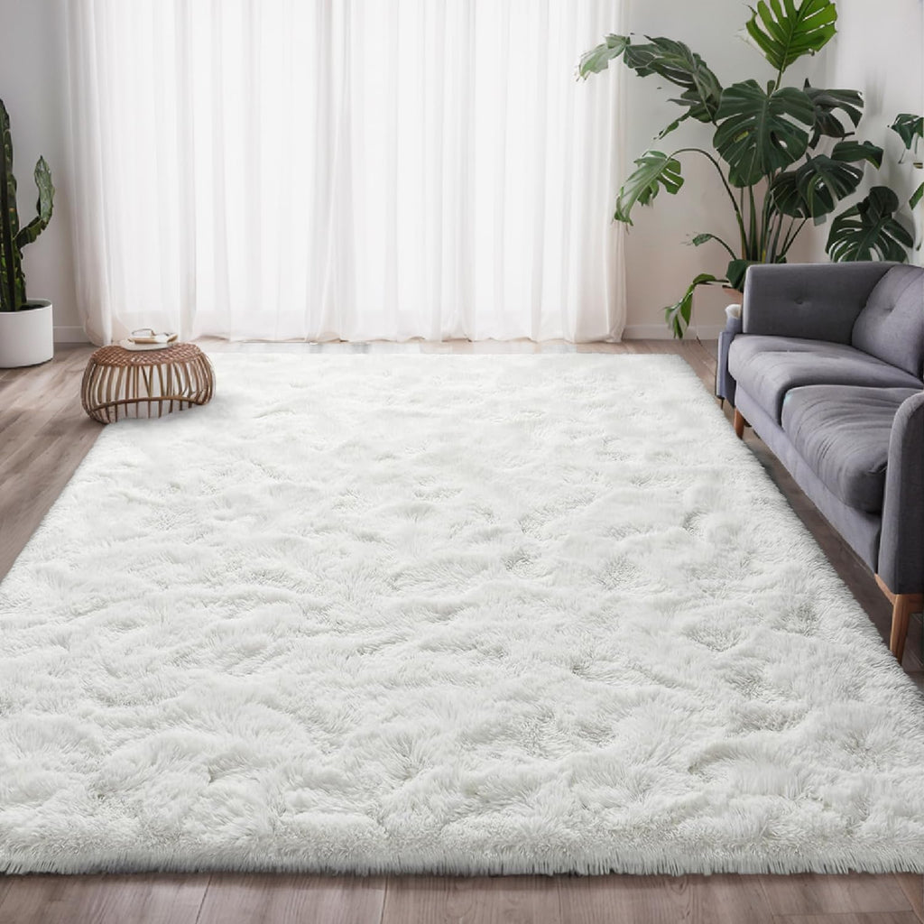 Tapis Salon Tapis Chambre 160x230CM, Dessous Antidérapant, Doux Moelleux (Gris Clair, 160x230cm)