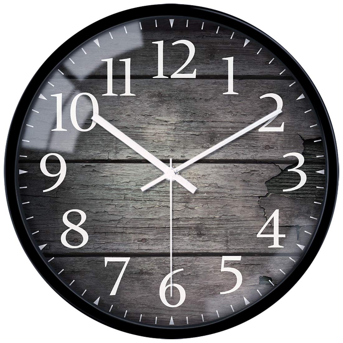VIKMARI Horloge Murale 20 cm Moderne, Silencieuse, Or Rose, Cuisine, Salon | Décoration cuisine, horloge design moderne, grands chiffres 3D, silencieuse sans tic-tac, idéale pour salon et chambre
