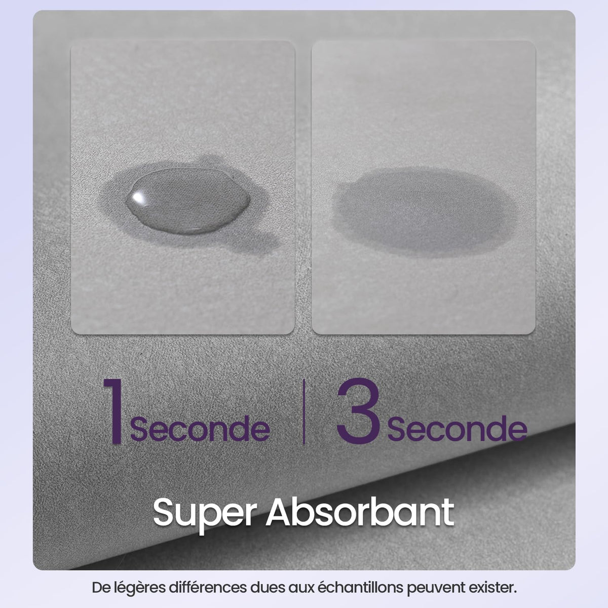 DEXI Tapis de Bain Antidérapant Ultra Mince 40x60cm Noir | Super Absorbant, Sèche Rapide, Motif Marbre Moderne, Facile à Nettoyer, pour Salle de Bain, Baignoire et Douche