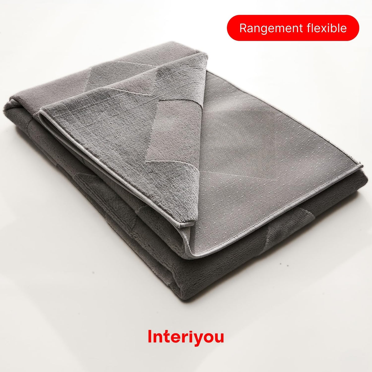Interiyou Tapis Salon à Poils Courts Cannes - 120x170 Crème - Motif bohème scandinave avec Effet 3D - Plat et géométrique - Poil Ras pour Chambre, Couloir, Bureau