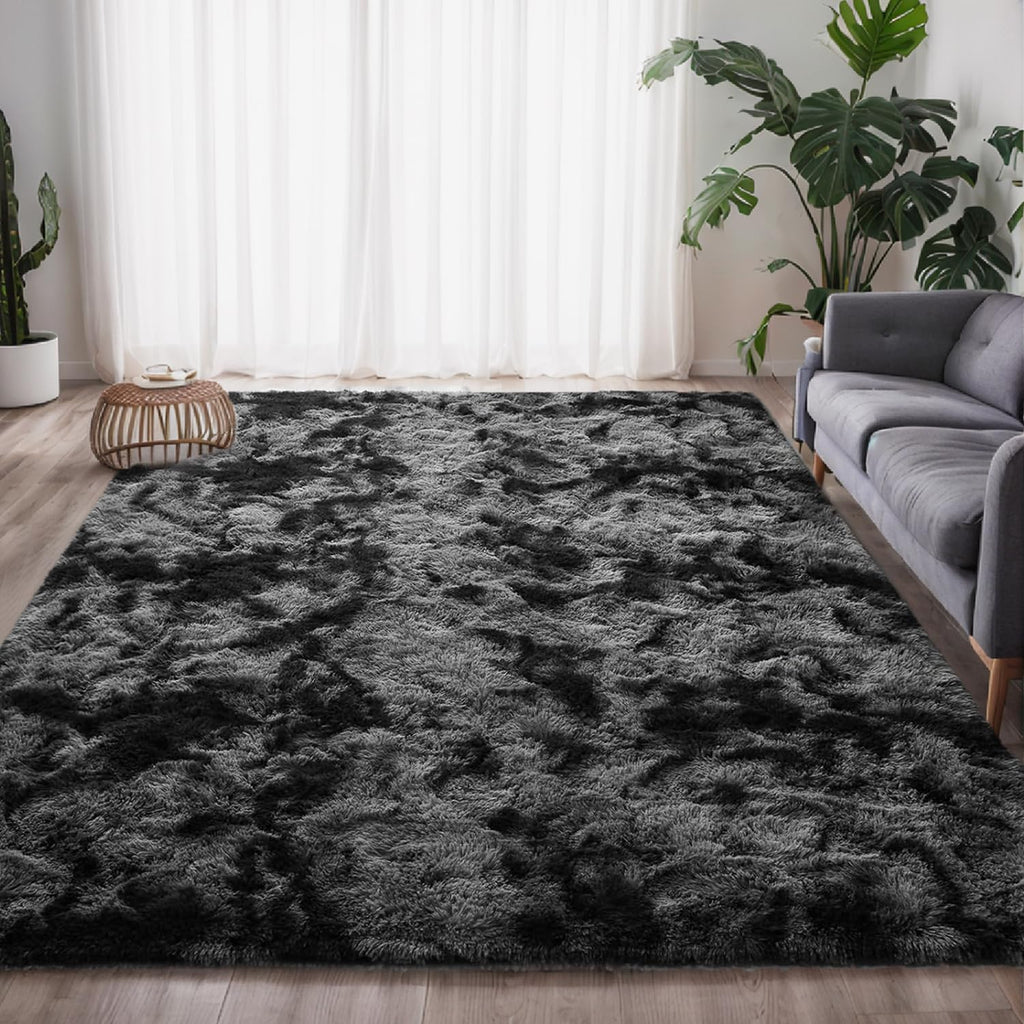 Tapis Salon Tapis Chambre 160x230CM, Dessous Antidérapant, Doux Moelleux (Gris Clair, 160x230cm)