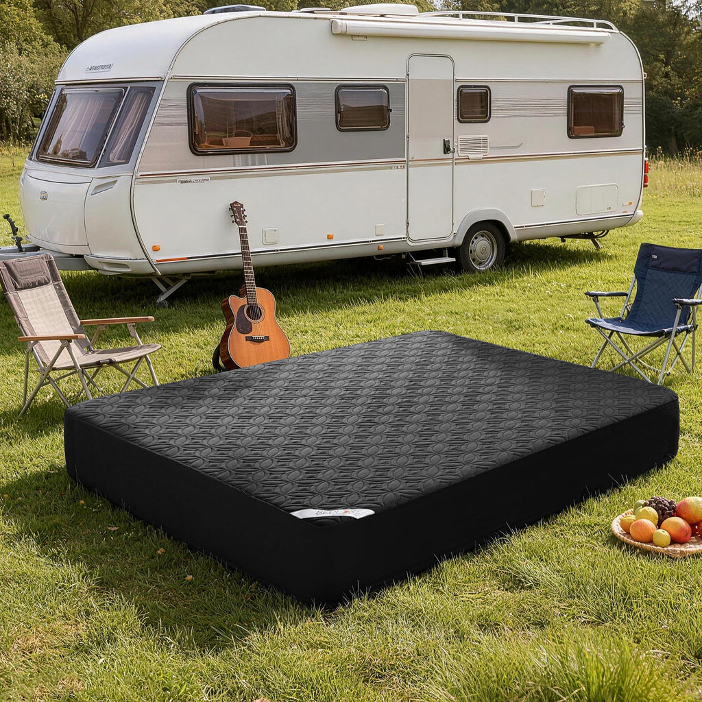 Protège-matelas imperméable BEDLORE, taille King | Bonnets profonds adaptés aux matelas de 15 à 46 cm (6 à 18 pouces), housse douce, silencieuse et résistante aux salissures, lavable (pour maison, chambre, hôtel) – Gris
